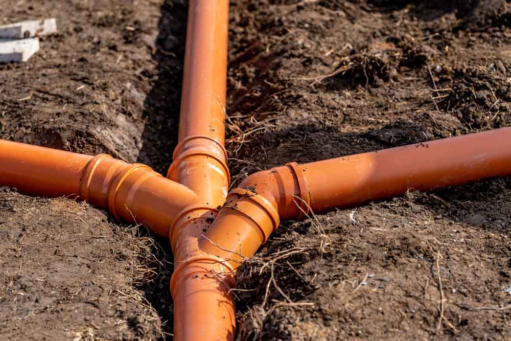 sewer lines
