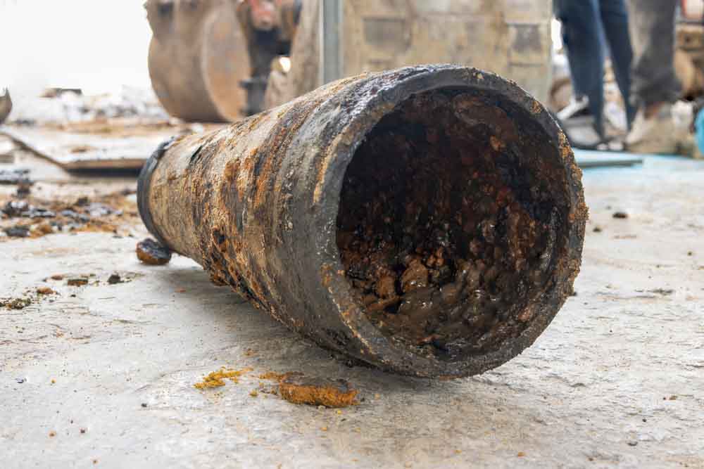 interior of a pipe line