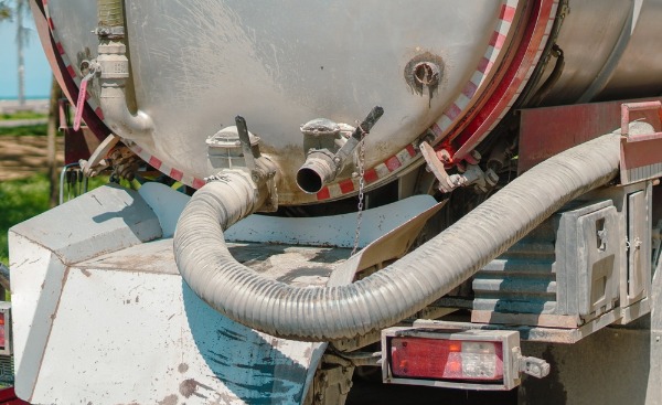 commercial vactor truck vacuum hose connection